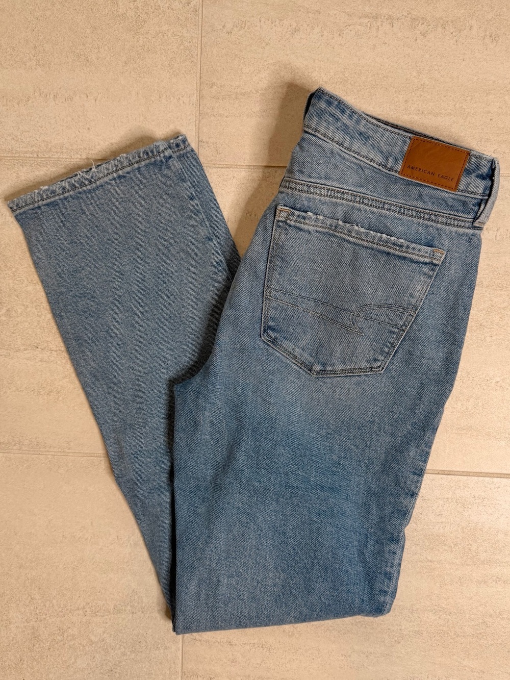 💛2 for 20- American Eagle Outfitters Light Blue Straight Jeans